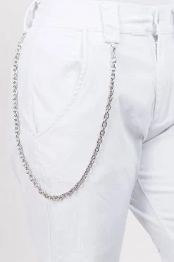 LOVE MODA High Rise Chain Joggers - Plus Size