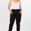 LOVE MODA High Rise Chain Joggers - Plus Size 1 LOVE MODA High Rise Chain Joggers - Plus Size