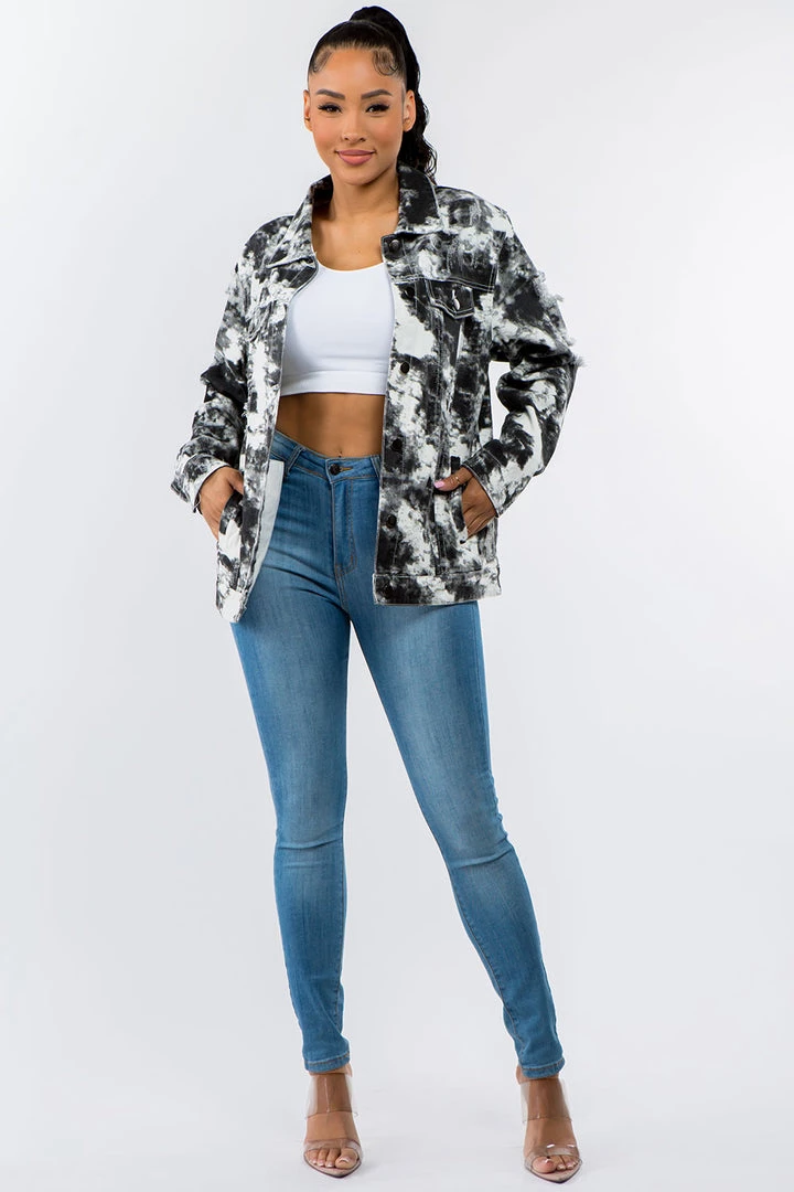 LOVE MODA NEW ARRIVALS Cropped Tie Dye Fashion Tour Denim Jacket 9 LOVE MODA NEW ARRIVALS Cropped Tie Dye Fashion Tour Denim Jacket