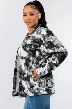 LOVE MODA NEW ARRIVALS Cropped Tie Dye Fashion Tour Denim Jacket 24 LOVE MODA NEW ARRIVALS Cropped Tie Dye Fashion Tour Denim Jacket