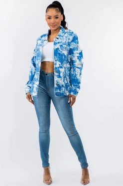 LOVE MODA NEW ARRIVALS Cropped Tie Dye Fashion Tour Denim Jacket 28 LOVE MODA NEW ARRIVALS Cropped Tie Dye Fashion Tour Denim Jacket