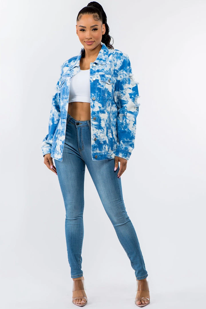 LOVE MODA NEW ARRIVALS Cropped Tie Dye Fashion Tour Denim Jacket 14 LOVE MODA NEW ARRIVALS Cropped Tie Dye Fashion Tour Denim Jacket