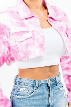 LOVE MODA NEW ARRIVALS Cropped Tie Dye Fashion Tour Denim Jacket 21 LOVE MODA NEW ARRIVALS Cropped Tie Dye Fashion Tour Denim Jacket