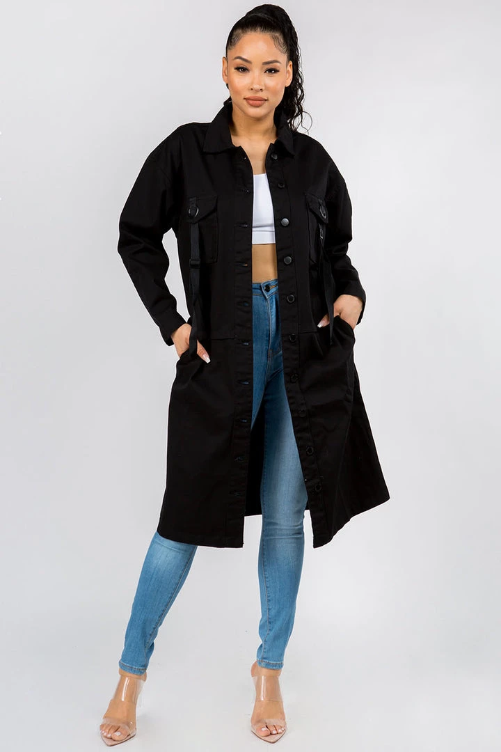 LOVE MODA Loose Fit Long Jacket 4 LOVE MODA Loose Fit Long Jacket