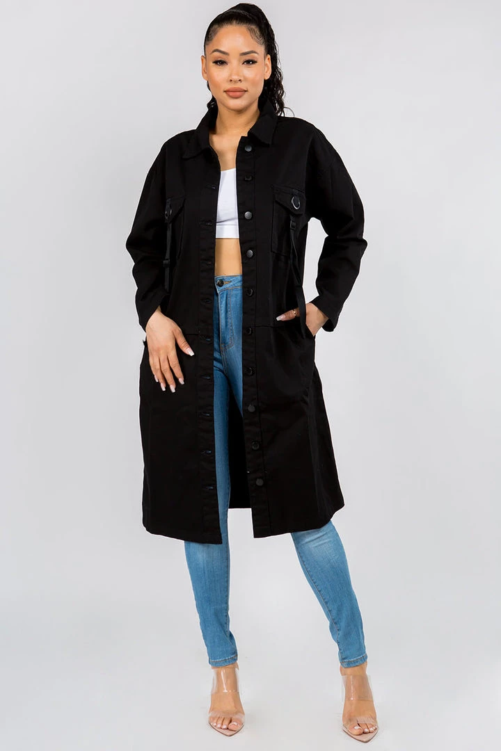 LOVE MODA Loose Fit Long Jacket 5 LOVE MODA Loose Fit Long Jacket