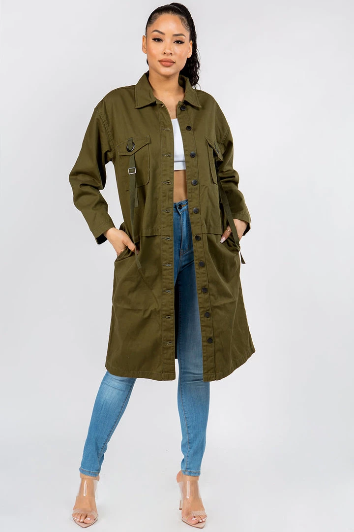LOVE MODA Loose Fit Long Jacket 9 LOVE MODA Loose Fit Long Jacket