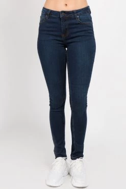 LOVE MODA Denim Stretch Low Rise Skinny Jeans