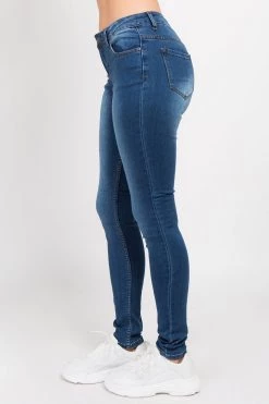 LOVE MODA Denim Stretch Low Rise Skinny Jeans