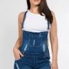 LOVE MODA Distressed Overall Shorts BEST SELLERS