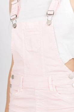 LOVE MODA OVERALLS Slim Fitted Twill Dress Overall