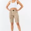 LOVE MODA High Waist Boyfriend Cargo Shorts