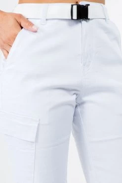 LOVE MODA High Waist Boyfriend Cargo Shorts - Plus Size 35 LOVE MODA High Waist Boyfriend Cargo Shorts - Plus Size