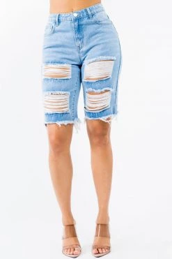 LOVE MODA NEW ARRIVALS High Waist Boyfriend Denim Shorts 33 LOVE MODA NEW ARRIVALS High Waist Boyfriend Denim Shorts