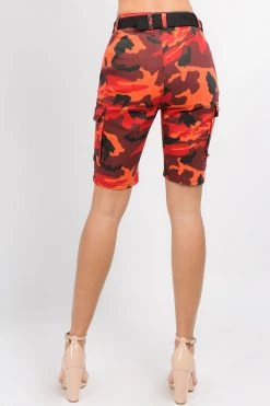 LOVE MODA BOTTOMS Bermuda Cargo Shorts