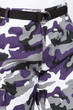 LOVE MODA BOTTOMS Bermuda Cargo Shorts