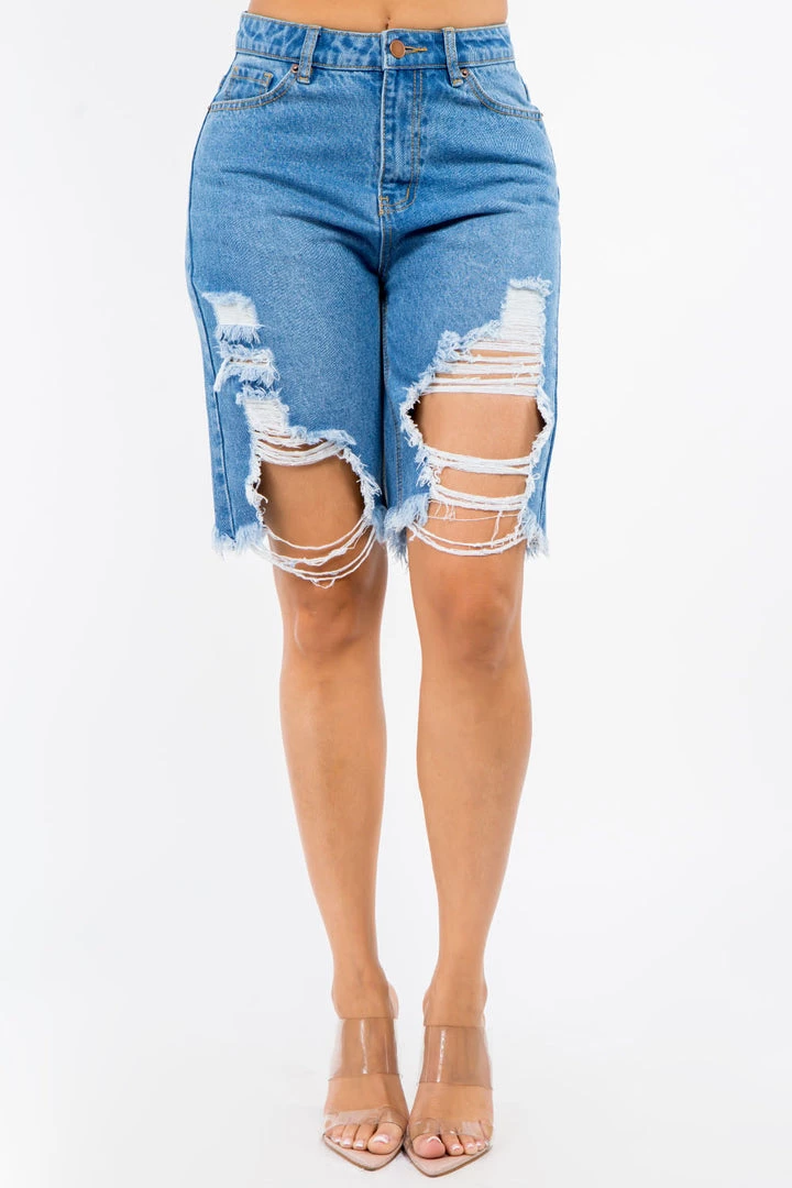 LOVE MODA NEW ARRIVALS High Waist Distressed Boyfriend Shorts 4 LOVE MODA NEW ARRIVALS High Waist Distressed Boyfriend Shorts