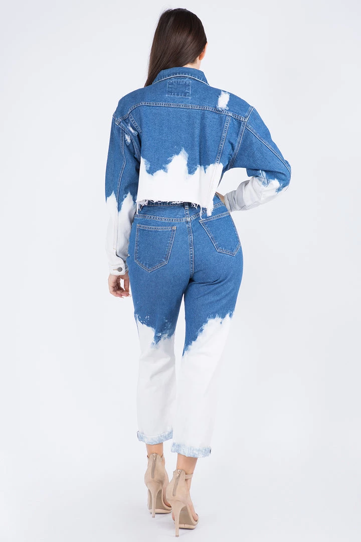LOVE MODA NEW ARRIVALS Bleached Boyfriend Jeans & Jacket Set 6 LOVE MODA NEW ARRIVALS Bleached Boyfriend Jeans & Jacket Set