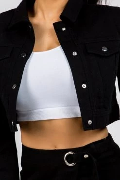 LOVE MODA SKIRTS Puff Sleeve Jacket & Wrap Skort Set