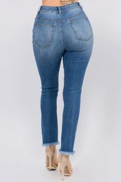 LOVE MODA High Rise Destroyed Straight Jeans 11 LOVE MODA High Rise Destroyed Straight Jeans