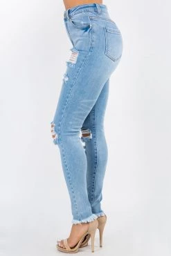 LOVE MODA NEW ARRIVALS High Rise Distressed Denim Skinny Jeans 14 LOVE MODA NEW ARRIVALS High Rise Distressed Denim Skinny Jeans