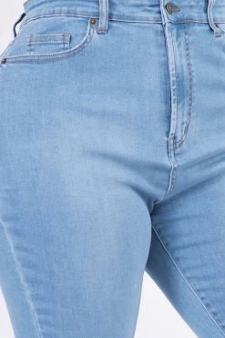 TwiinSisters Premium Modal Fabric High Rise Basic Denim Skinny Jeans - Plus Size 9 TwiinSisters Premium Modal Fabric High Rise Basic Denim Skinny Jeans - Plus Size