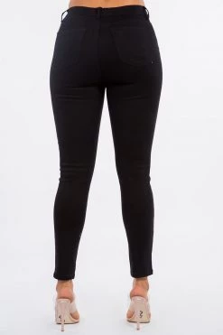 LOVE MODA Low Rise Distressed Skinny Jeans