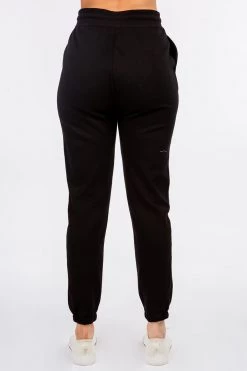 LOVE MODA NEW ARRIVALS Elastic Cuff Fleece High Waist Joggers