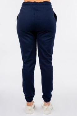 LOVE MODA NEW ARRIVALS Elastic Cuff Fleece High Waist Joggers